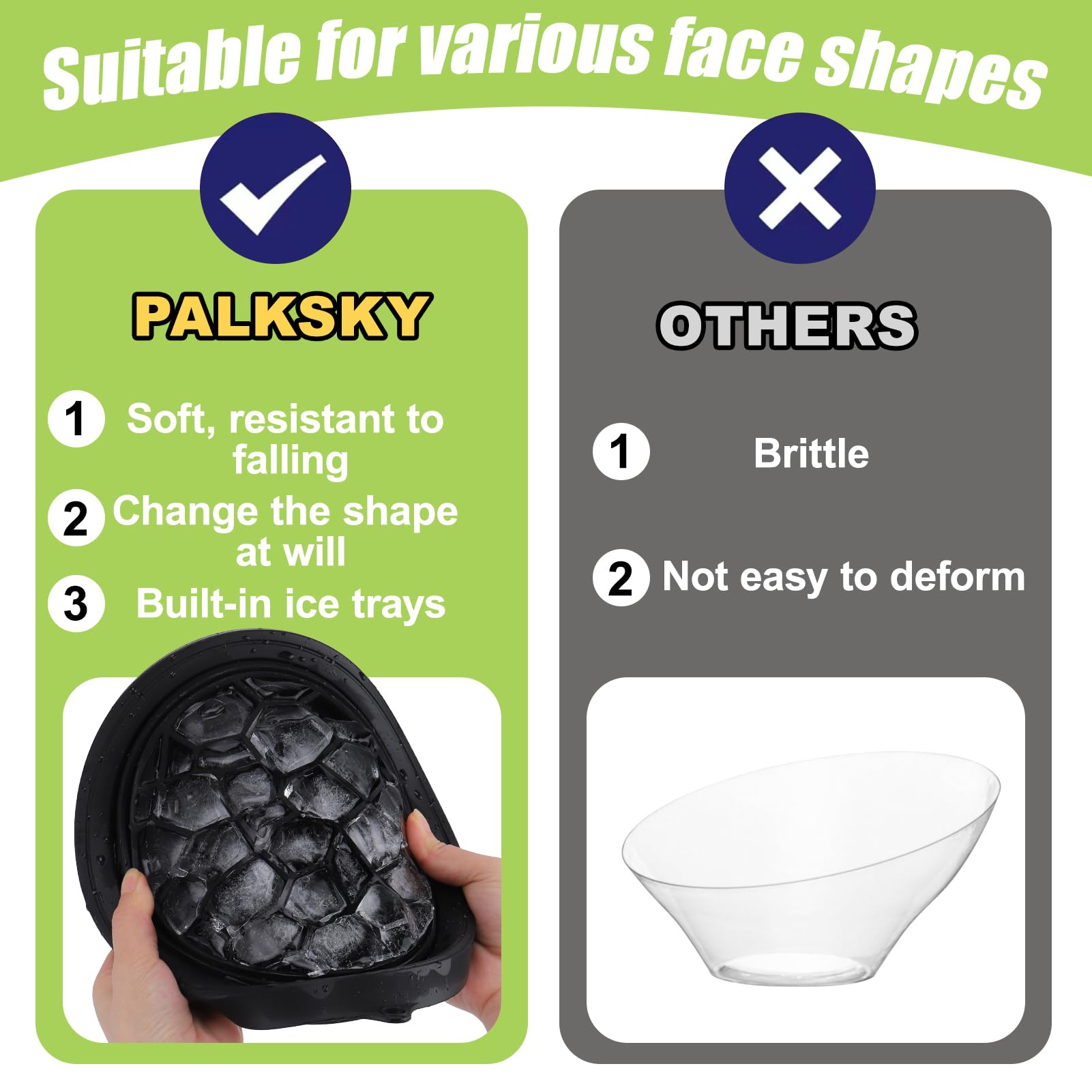 Palksky Face Bowl collapsible silicone for travel skincare on the go
