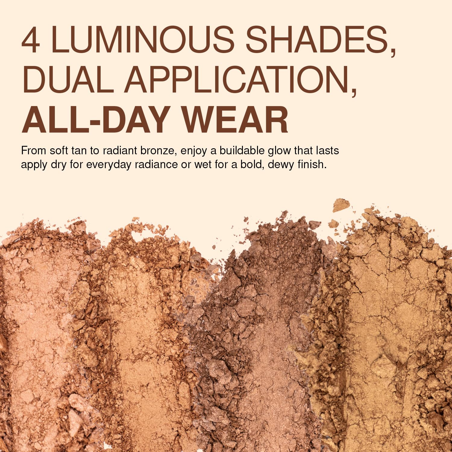 Palladio Baked Bronzer defines the nose subtly with blended color