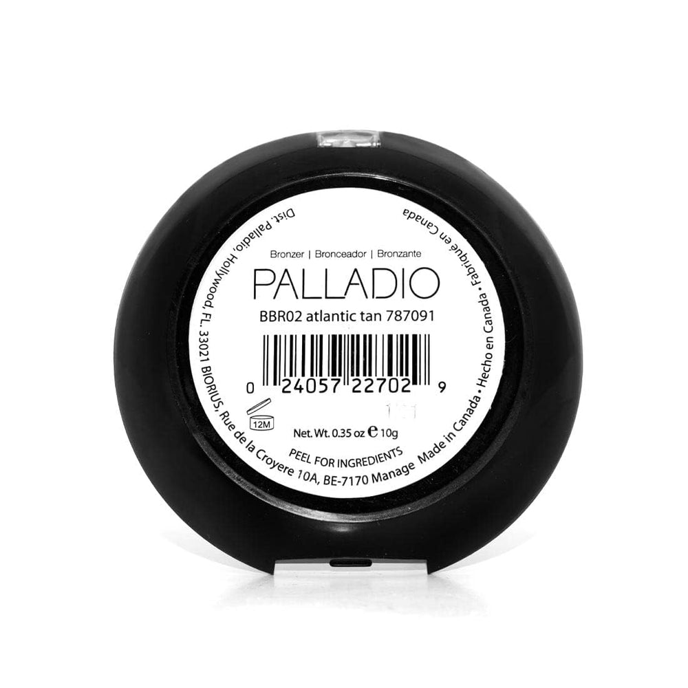 Palladio Baked Bronzer packaging with mirror for easy touch-ups