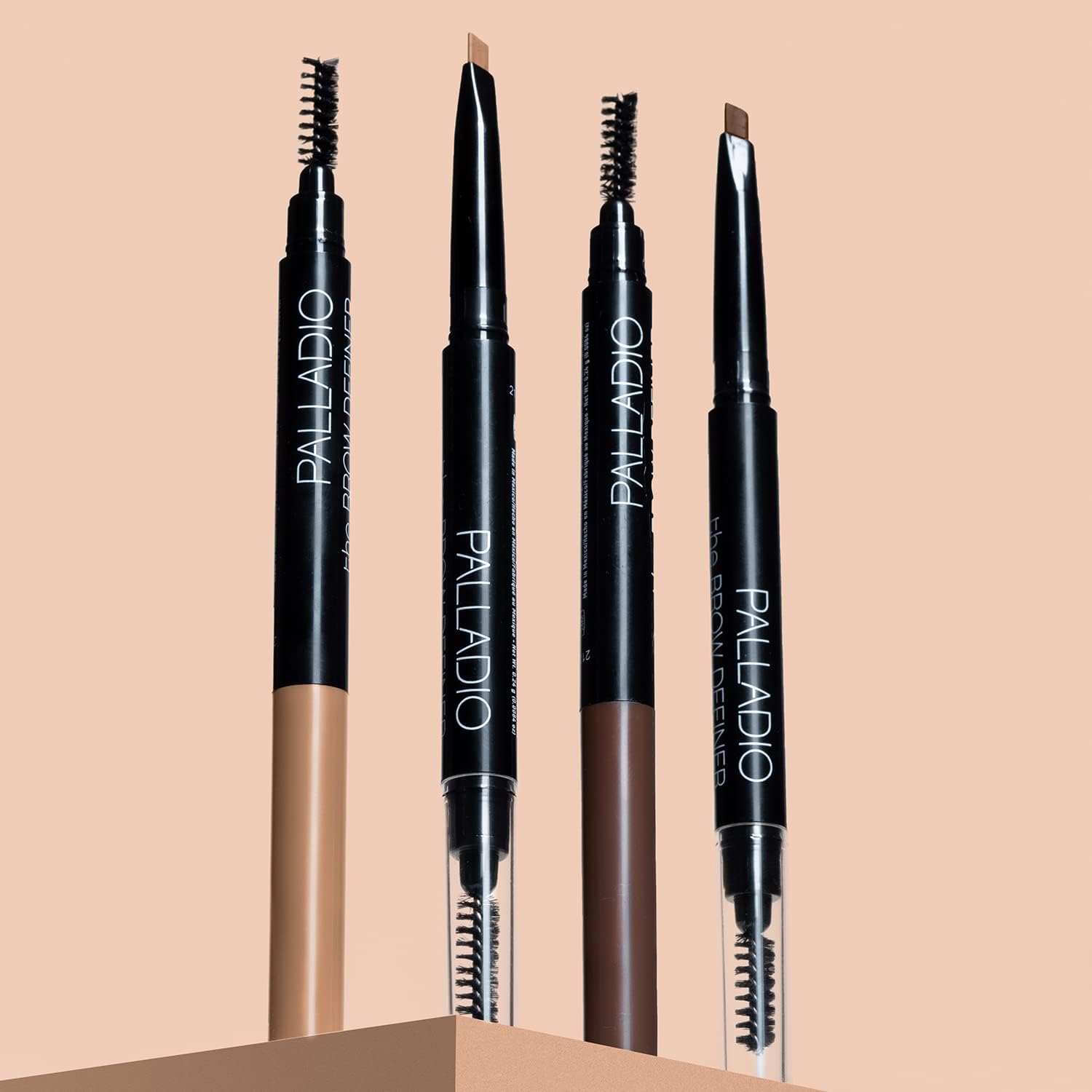 Palladio Brow Definer feathery strokes mimic real hairs for a soft fill.