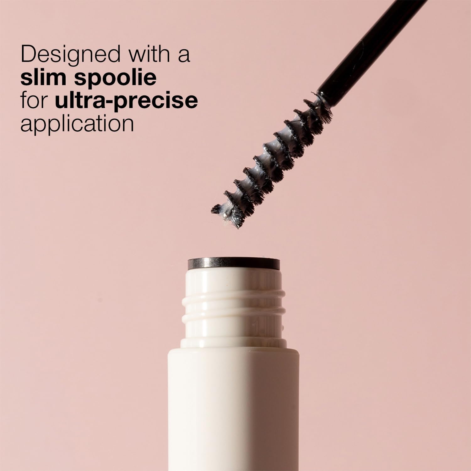 Palladio Brow Laminating Gel spoolie close-up for even coating and controlled lift.