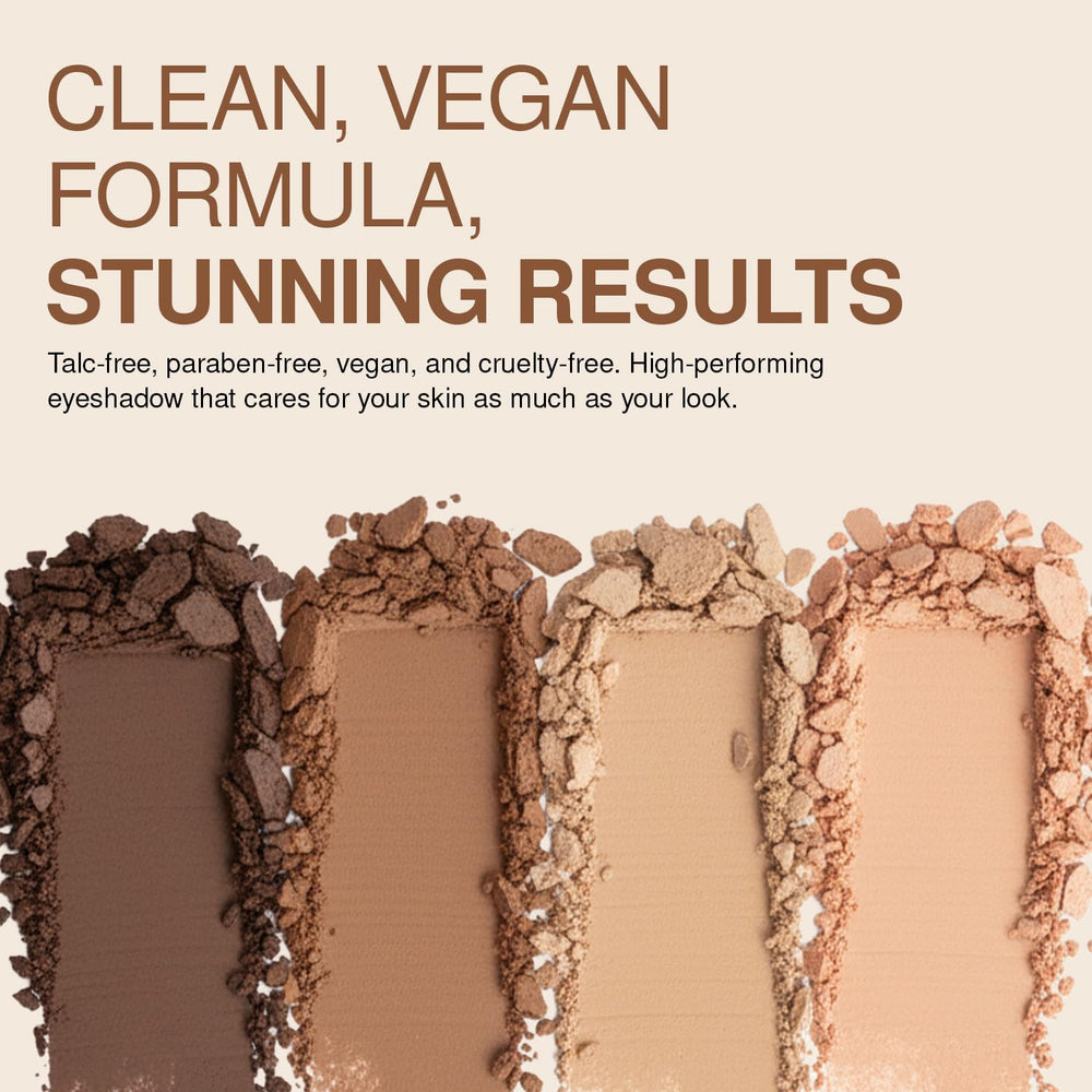 Palladio Eyeshadow Quads Ballerina blendable texture enables seamless transitions across lids
