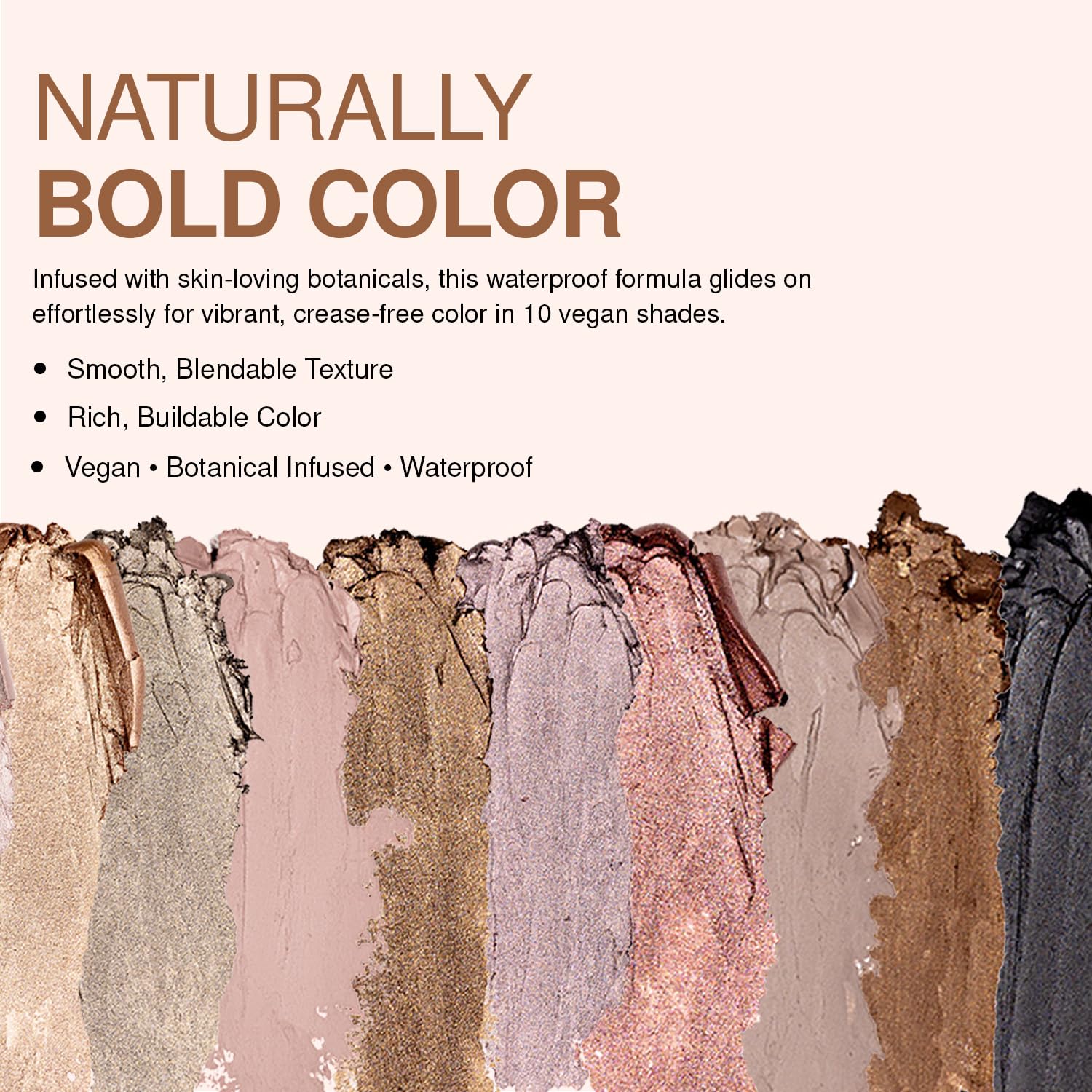 Palladio lid blending demo shows easy layering for smoky eyes.
