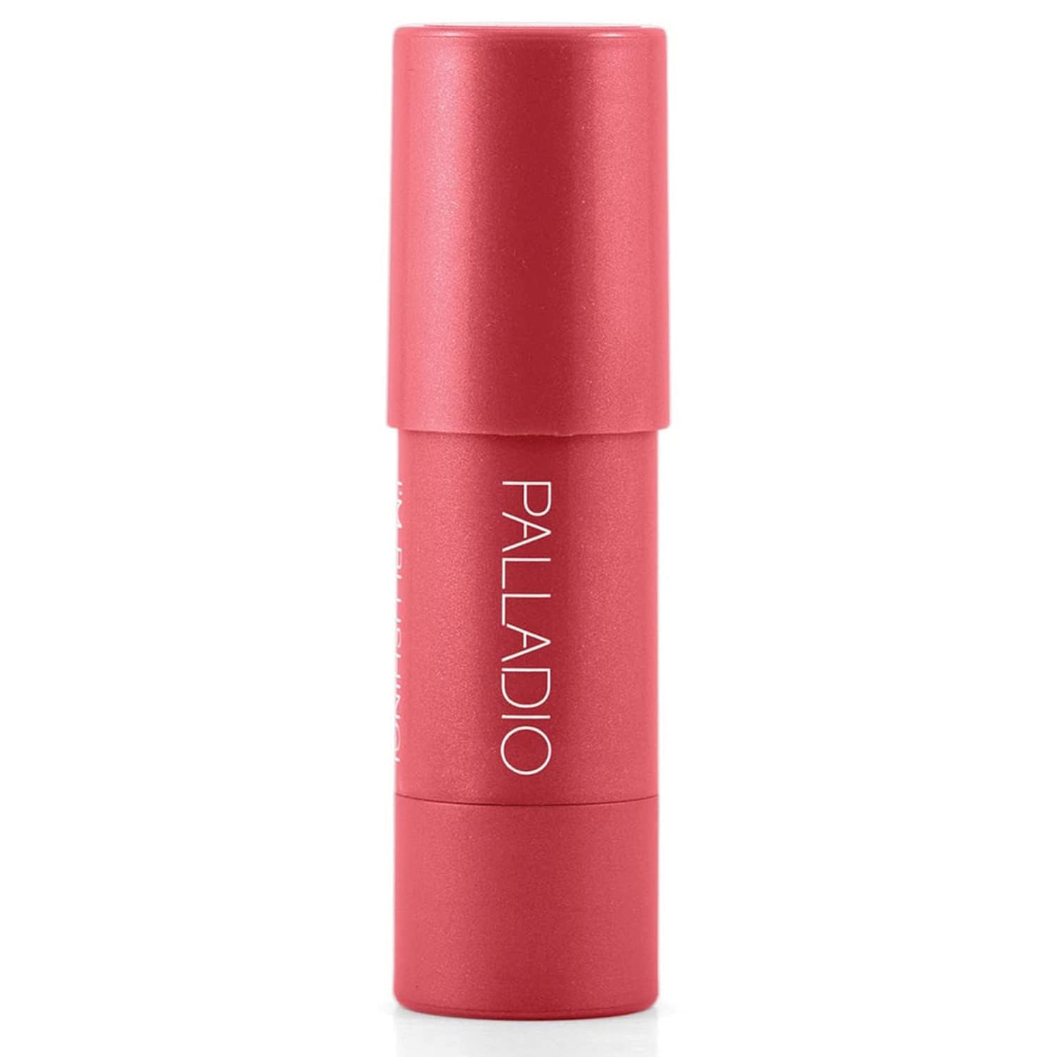 Palladio I'm Blushing 2-in-1 tint universal shade range swatch shows flattering finish.