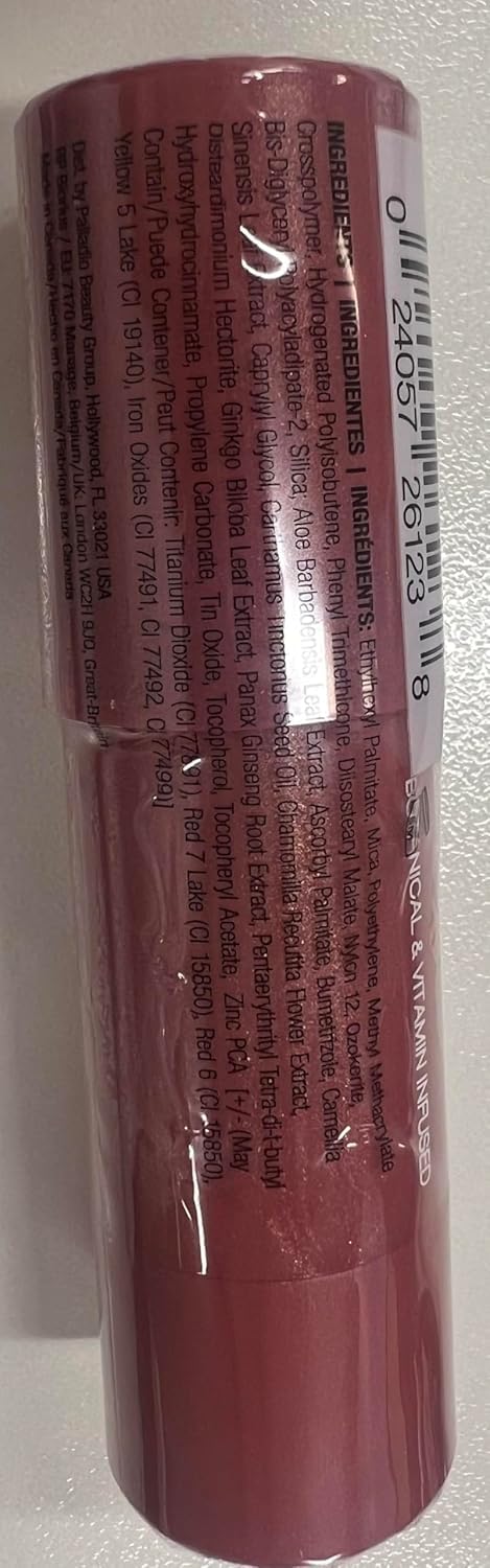 Palladio I'm Blushing compact swatch in rosy shade for cheeks and lips