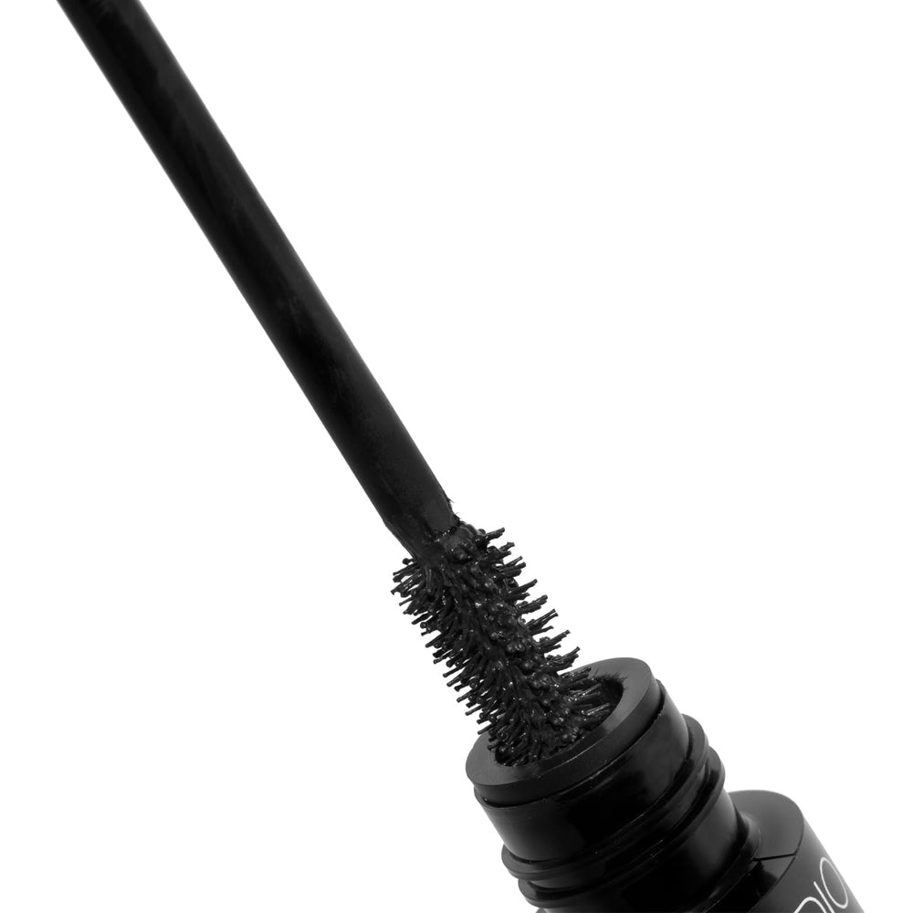 Palladio Lash Obsessed Mascara swatch demonstrates no smudge wear
