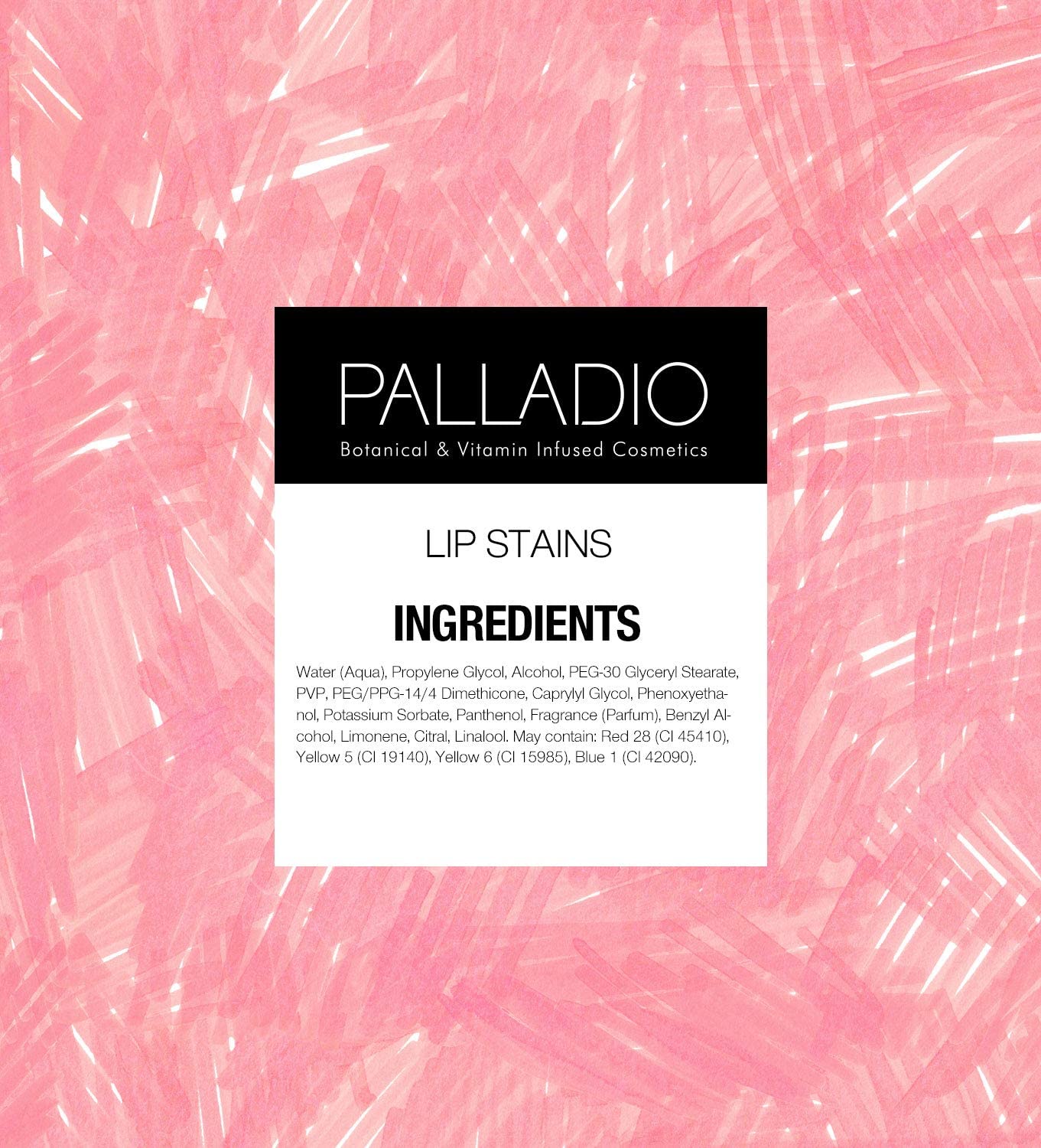 Palladio Lip Stain clean lips application supports oil-free lip prep