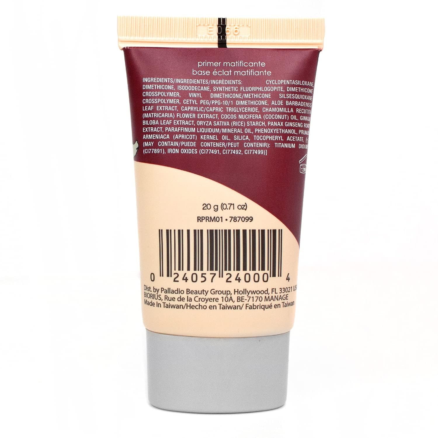 Palladio Rice Primer natural rice starch visualization hints oil control and longevity.