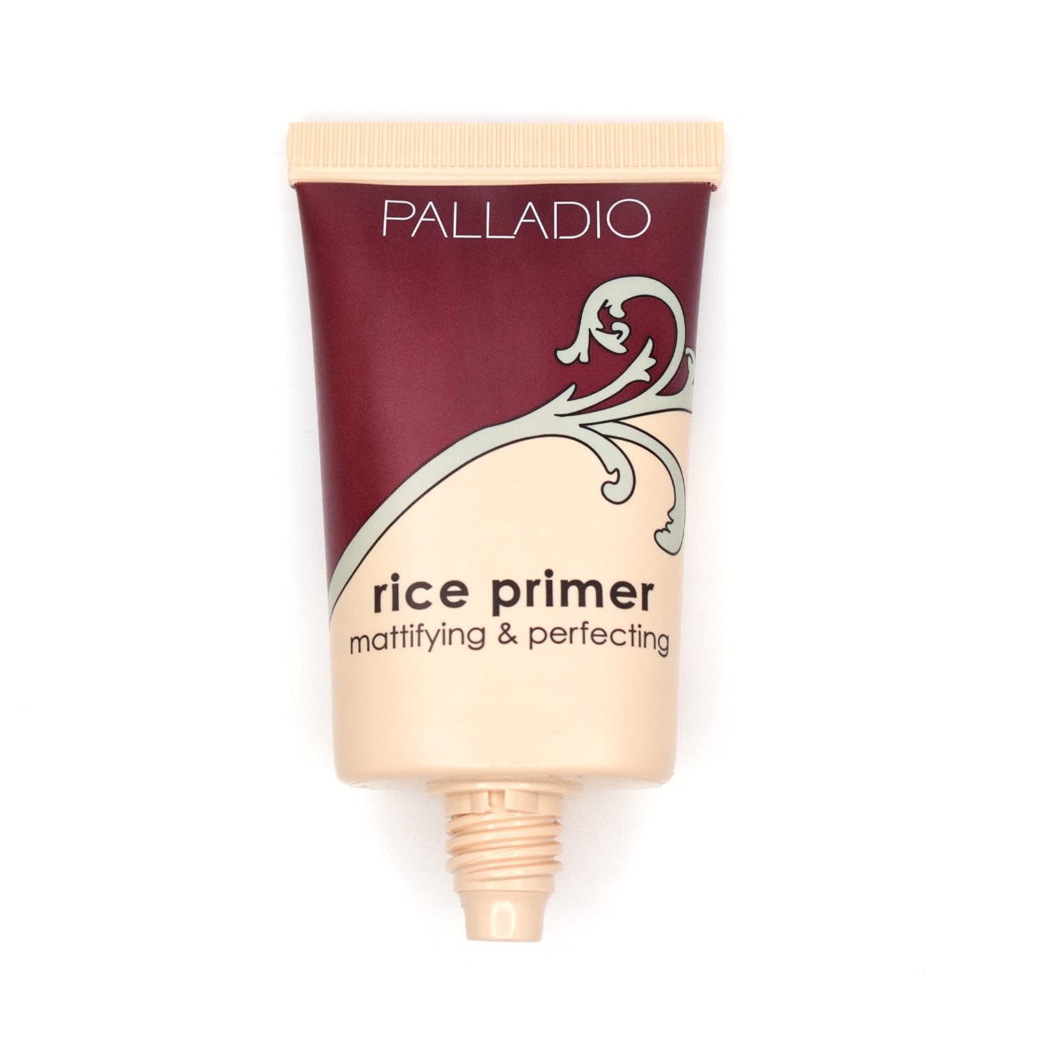 Palladio Rice Primer vegan cruelty-free icon suggests ethical skincare-friendly option.