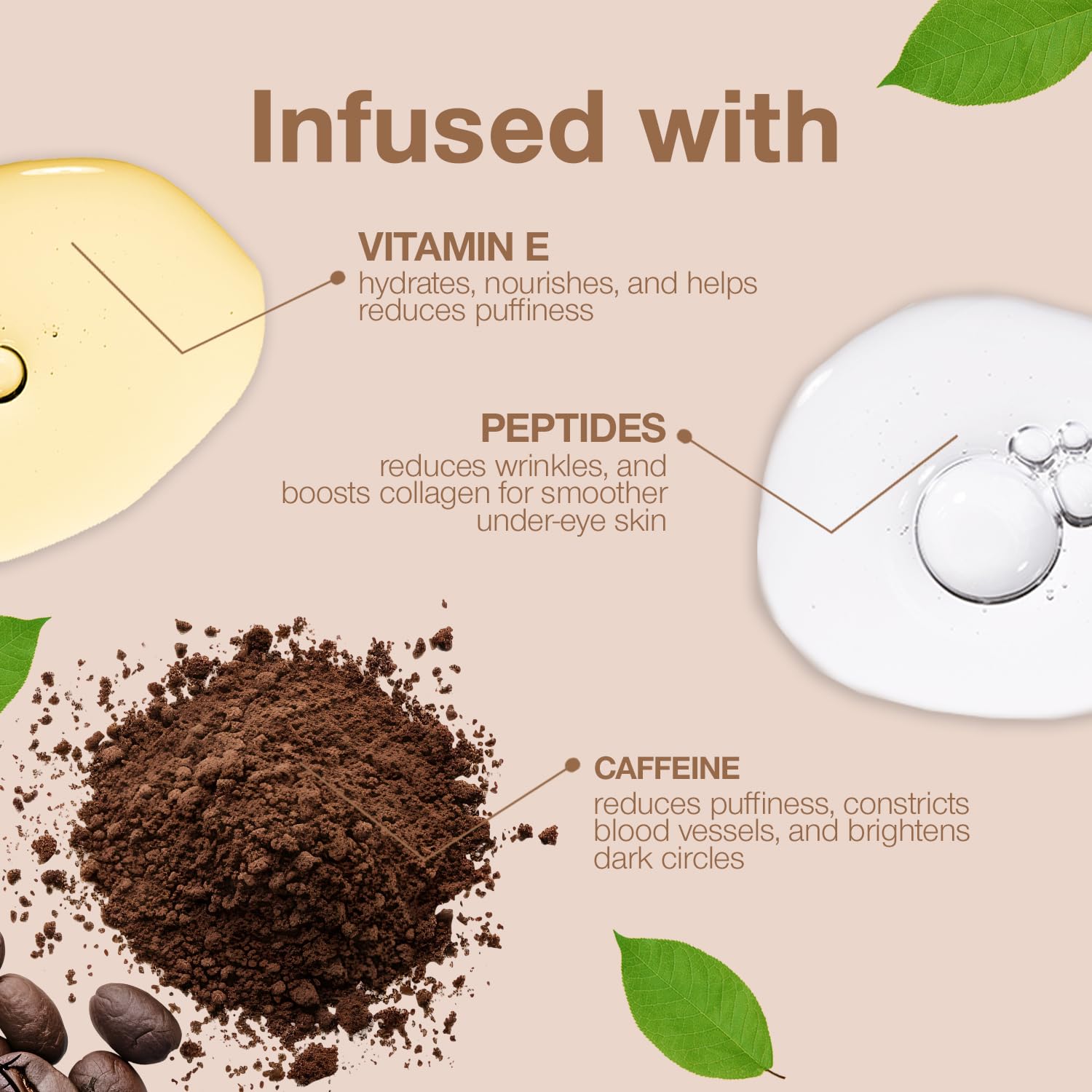 Palladio Under Eye Brightener Golden Tan shade enhances tan to rich complexions.