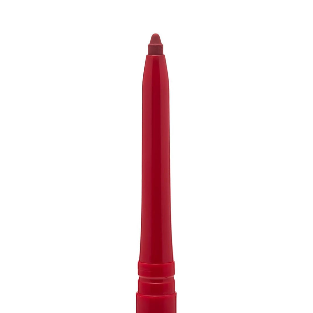 Palladio waterproof lip liner application captures smudge-proof confidence during meals and drinks.