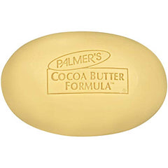 Palmer's Cocoa Butter Formula soap packaging with vitamin E highlights nourishing cocoa butter.