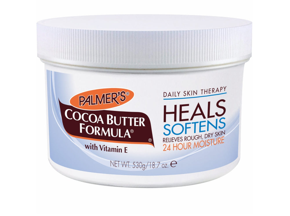 Palmer's Cocoa Butter Formula jar delivers deep hydration for dry skin