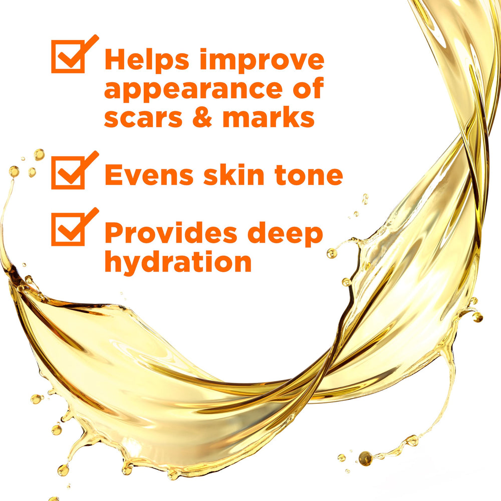 Palmer's oil applied to damp skin locking in hydration