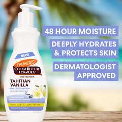 Palmer's product label listing cocoa butter, shea and almond oil ingredients