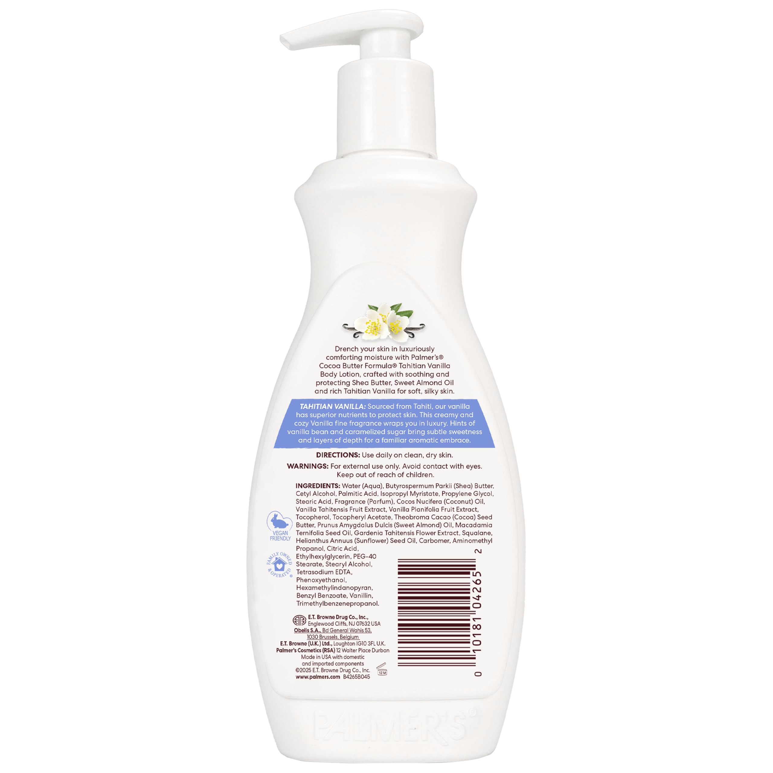 Palmer's bottle on bathroom shelf in lifestyle scene for everyday routine benefit