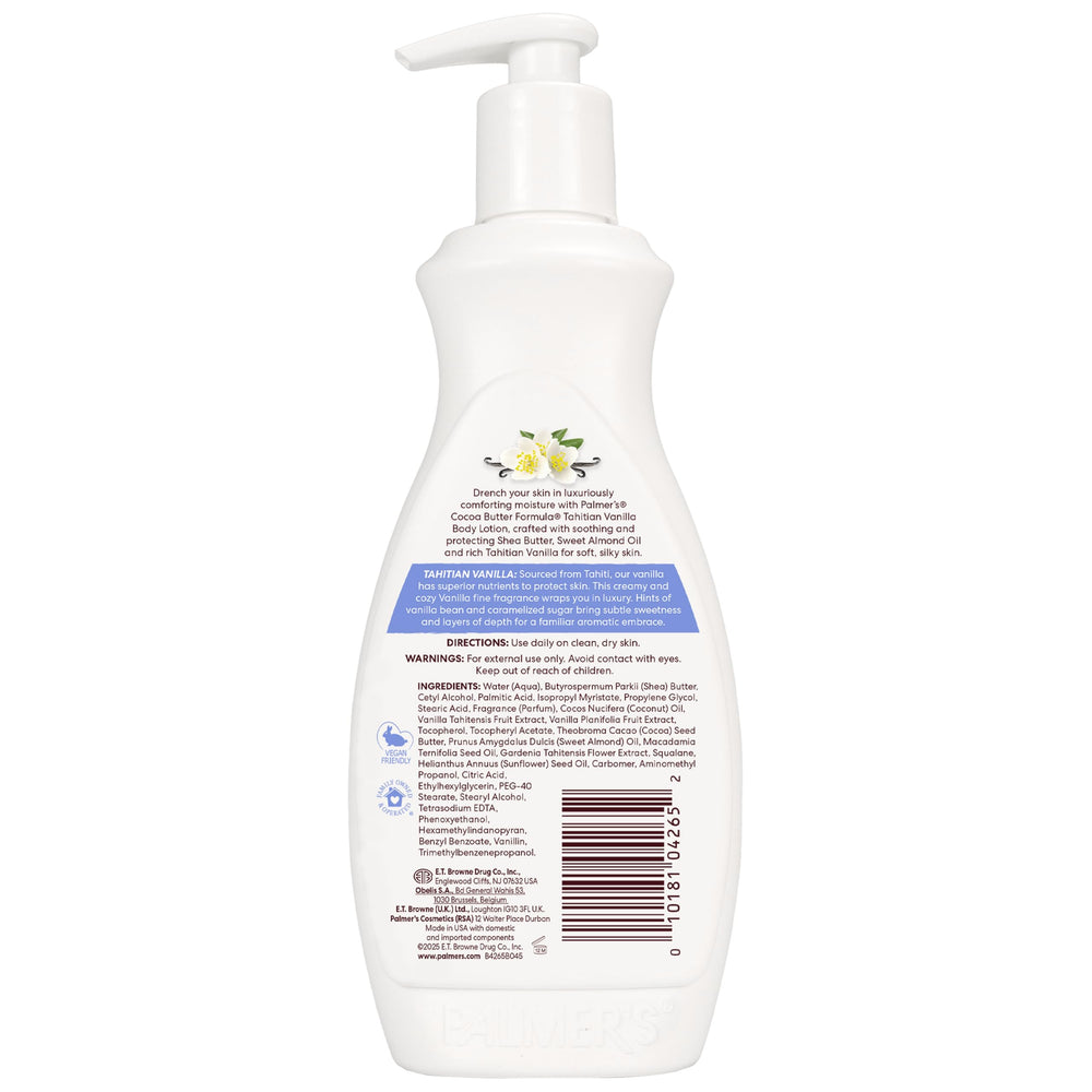 Palmer's bottle on bathroom shelf in lifestyle scene for everyday routine benefit