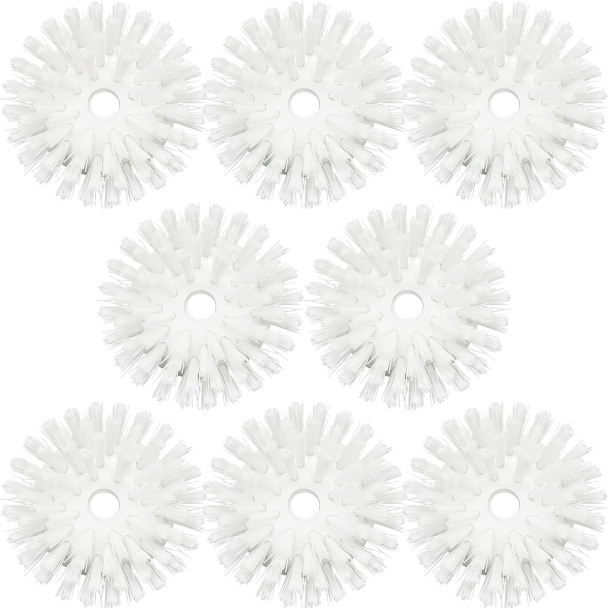 Pamrack Palm Brush Refill closeup of bristles for tough, non-scratch cleaning on non-stick cookware.