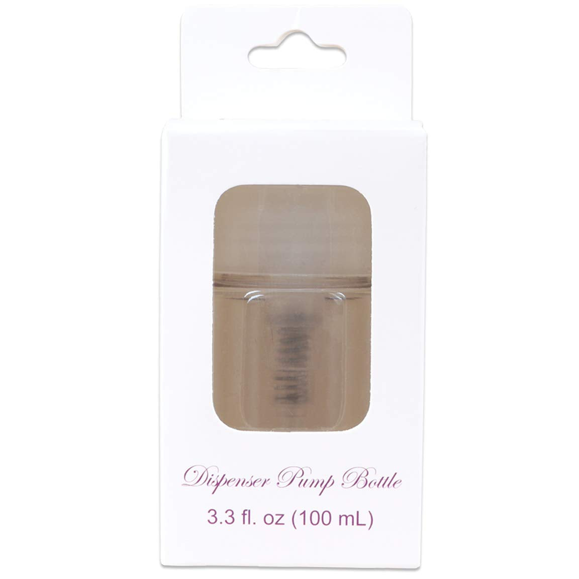 PANA screw-on cap on clear bottle enables quick refills during routines.