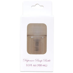 PANA screw-on cap on clear bottle enables quick refills during routines.
