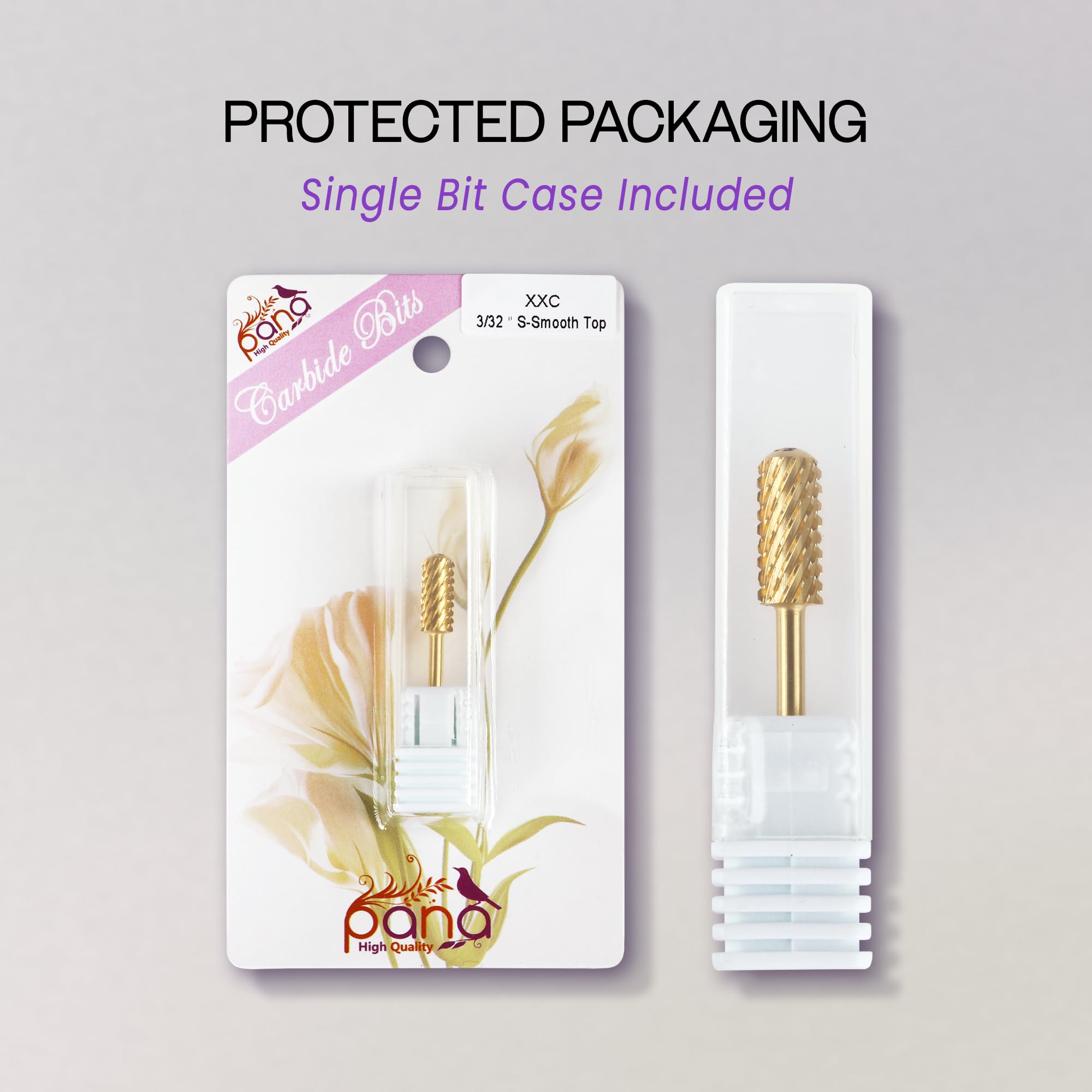 PANA round-top bit protects cuticles during removal