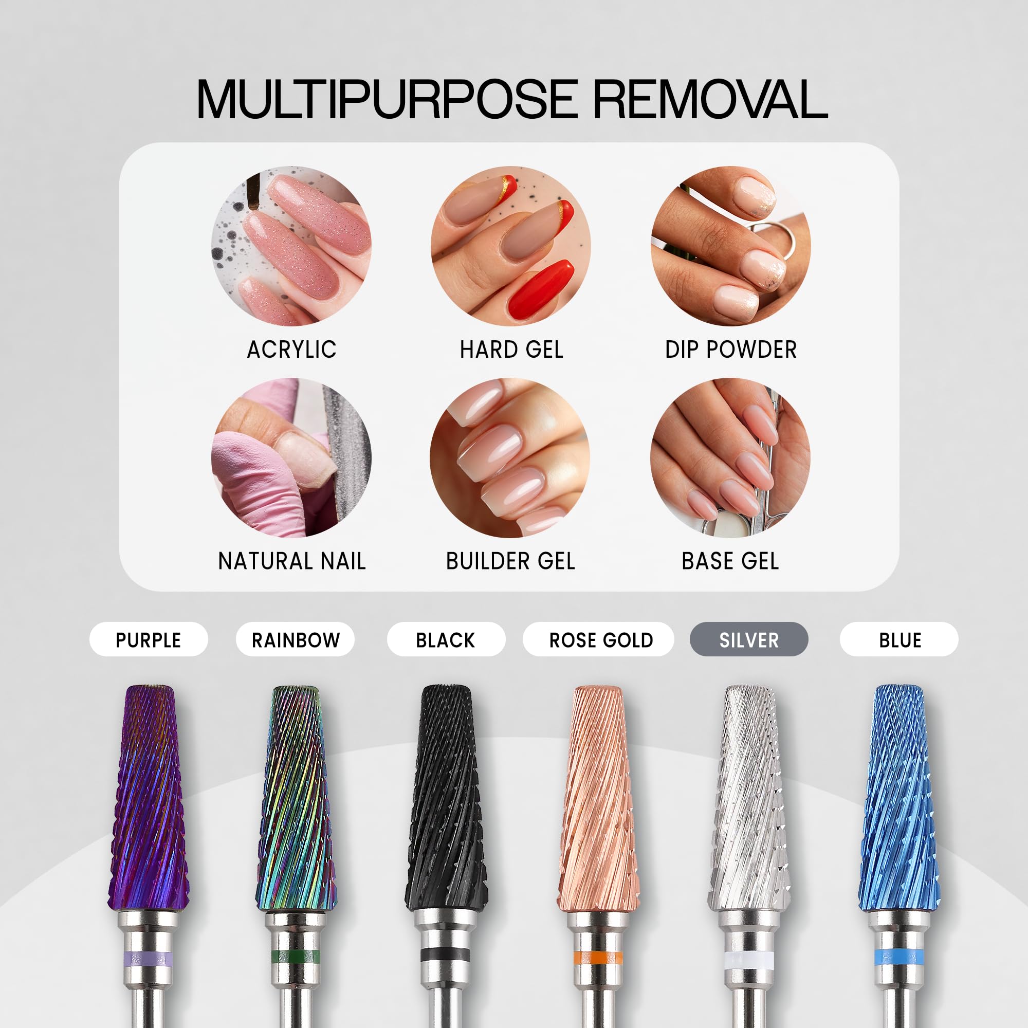 PANA shaping and smoothing tip for even nail surfaces