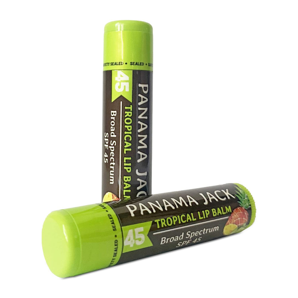 Panama Jack Sunscreen Lip Balm application-closeup demonstrates smooth lip coverage.