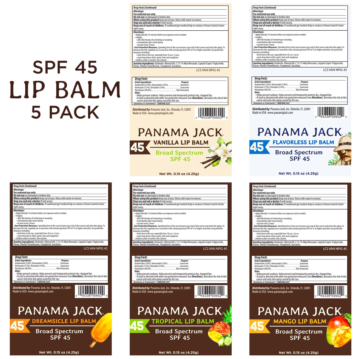 Panama Jack lip balm on beach towel-ready for sun days
