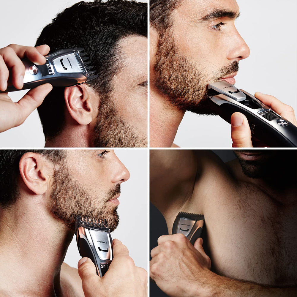 Panasonic ER-GB80-S cordless operation supports up to 50 minutes of grooming