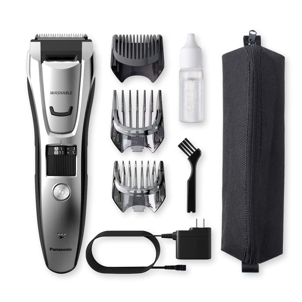Panasonic ER-GB80-S sleek silver finish adds modern style