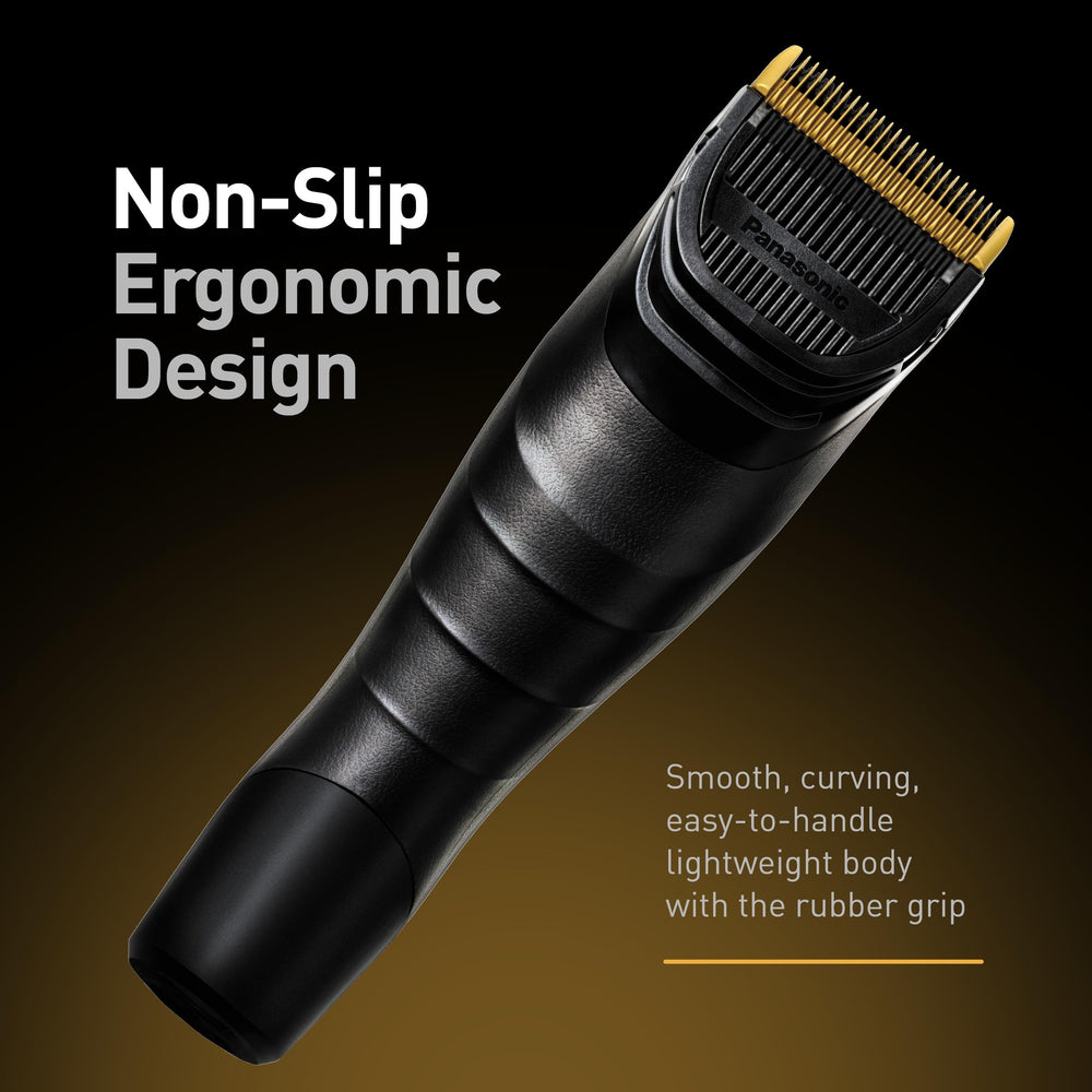 Panasonic ER-GP80 packaging includes oil and brush for upkeep.