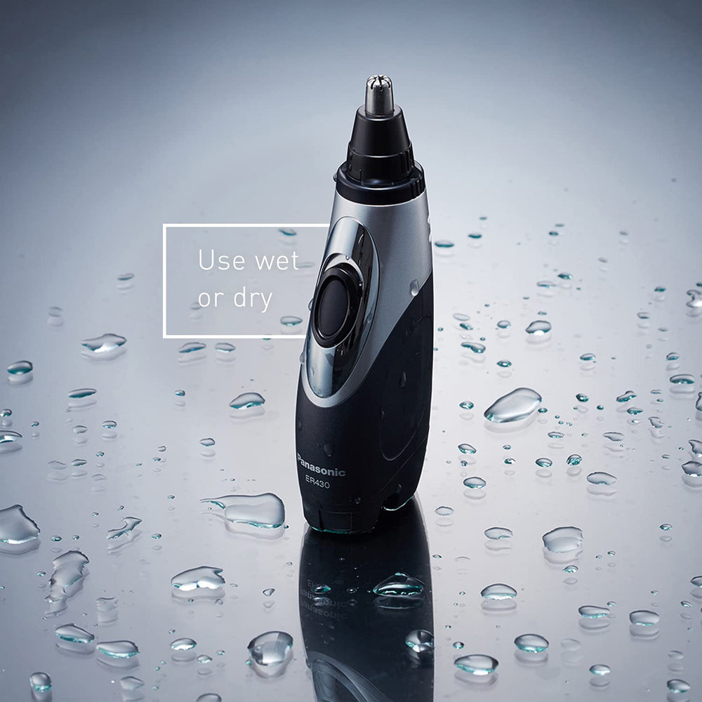 Panasonic ER430K 60-degree blade angle enables clean cuts without pulling.