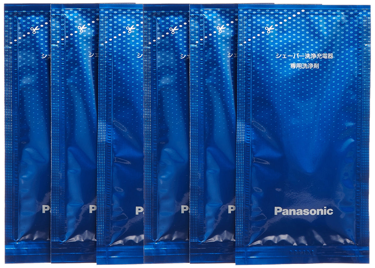 Panasonic LAMDASH shaver cleaner detergent pack-6 bottles preserves blade hygiene.