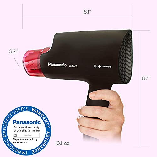 Panasonic nanoe compact hair dryer easy-clean-filter for maintenance.