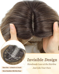 Paneway breathable silk-base lace top creates a natural-looking hairline.