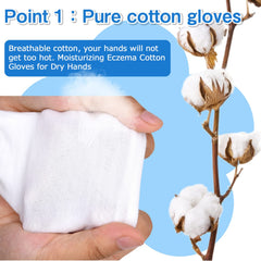 PANGTIKU stretchable cotton gloves for women with snug fit