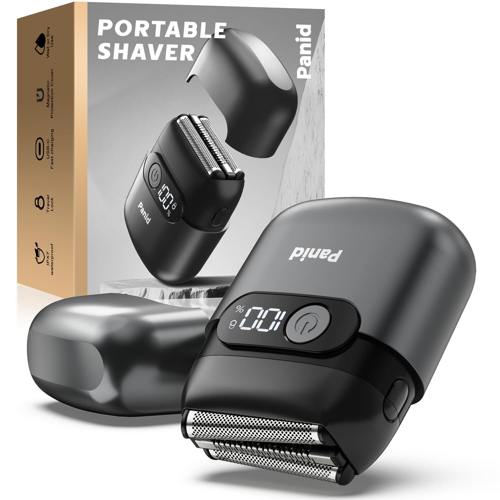 Panid electric foil shaver 3D floating-head close-up for precise contour shaving
