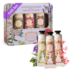 Panier des Sens mini hand cream set gift box, ideal for gifting occasions.