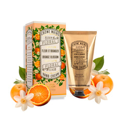 Panier des Sens Orange Blossom Hand Cream bottle close-up highlighting nourishing formula