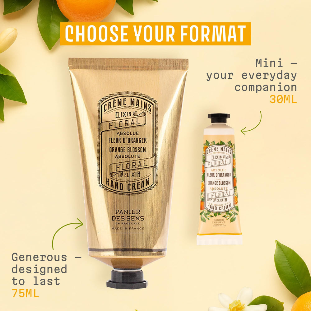 Panier des Sens Orange Blossom Hand Cream dermatologically tested for all skin types