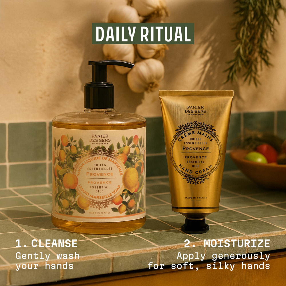 Panier des Sens Provence Hand Cream France-made label