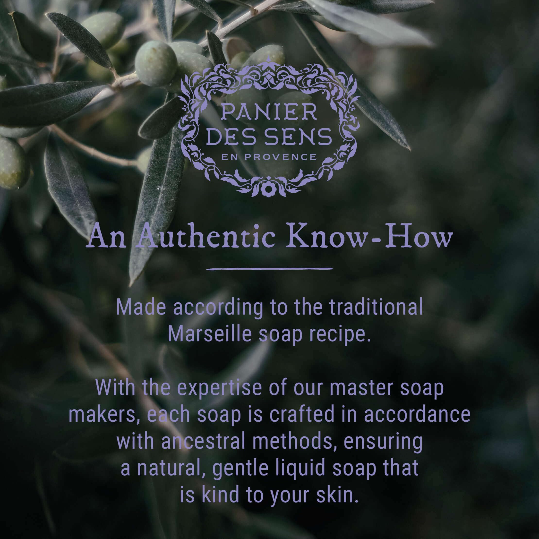 Panier des Sens recyclable packaging; luxury lavender hand soap for everyday use