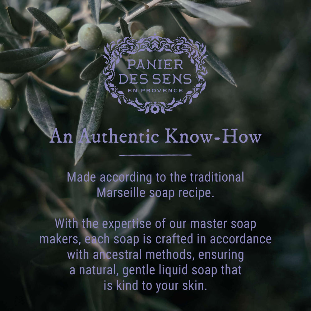 Panier des Sens recyclable packaging; luxury lavender hand soap for everyday use