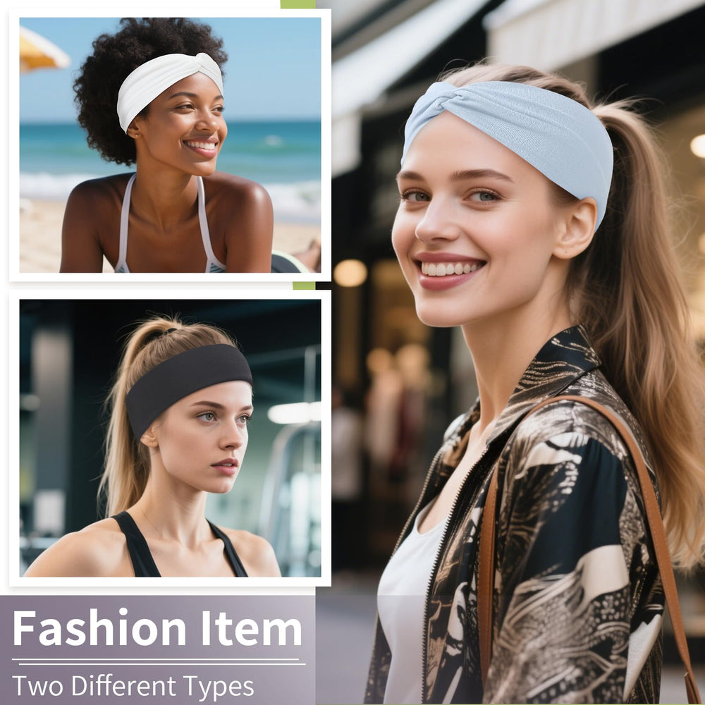 Panleding breathable fabric headbands ideal for running and cycling