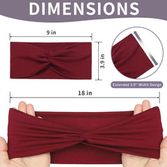 Panleding soft twist knot hairbands closeup showing comfortable fabric