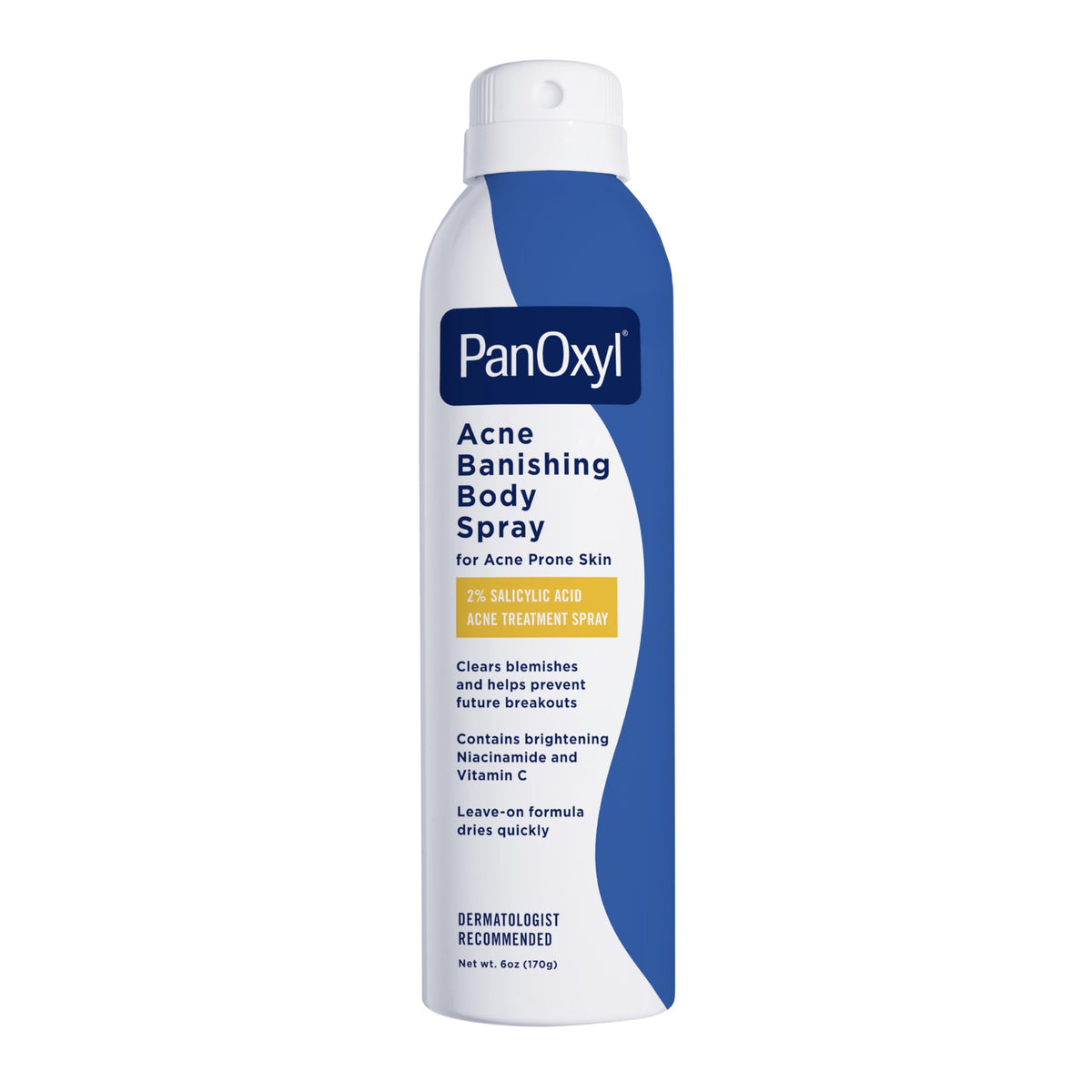 PanOxyl front packaging showing clear branding and product type benefit