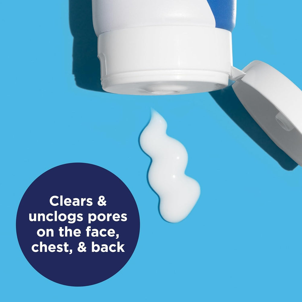 PanOxyl Creamy Acne Wash foam closeup highlighting creamy lather for sensitive skin.