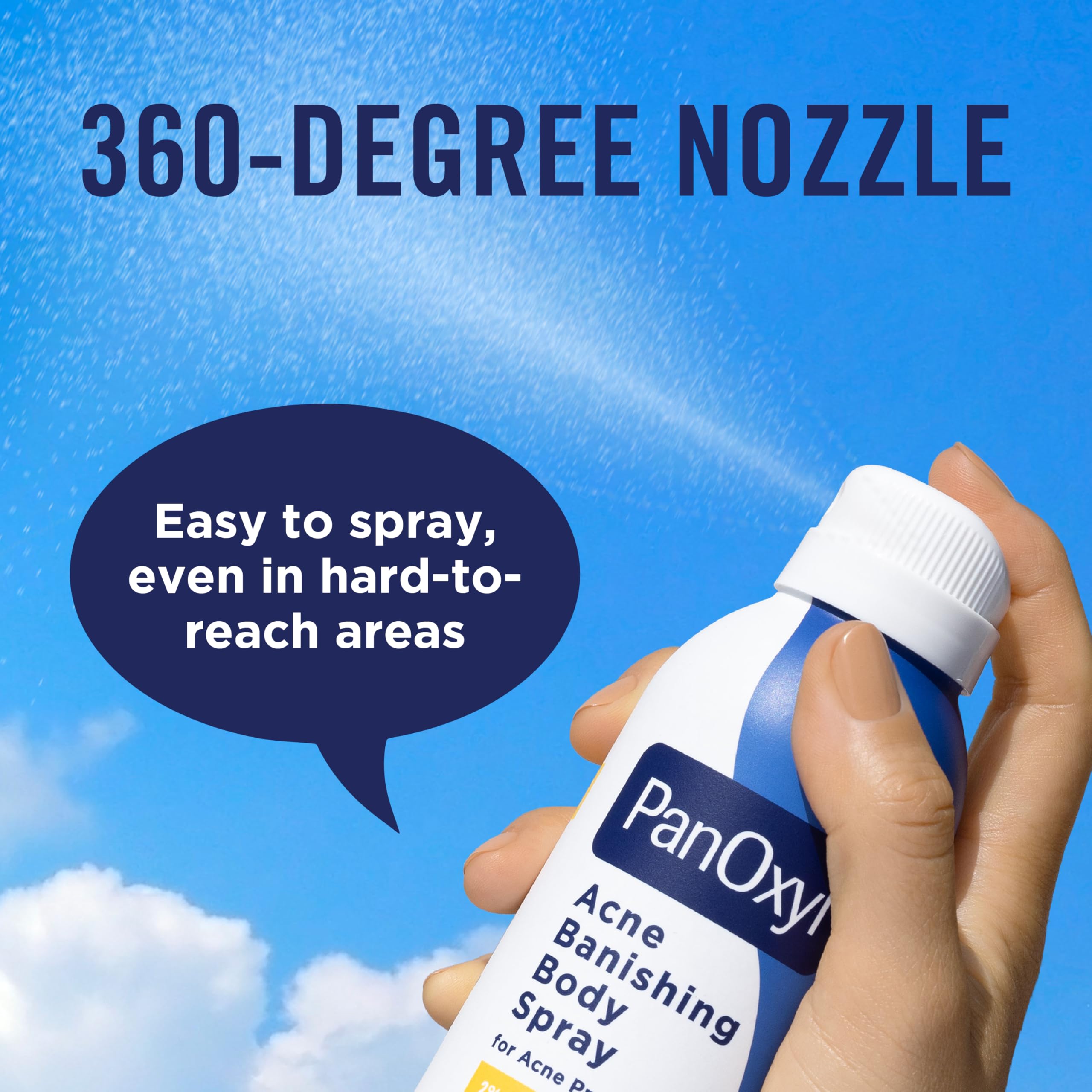 PanOxyl ingredients label detail highlighting salicylic acid and skin-support benefits