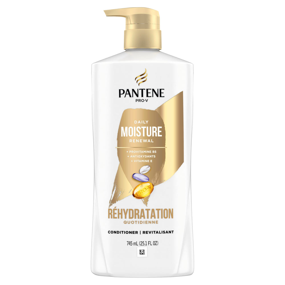 Pantene on color-treated hair showing brand and color-safe benefit
