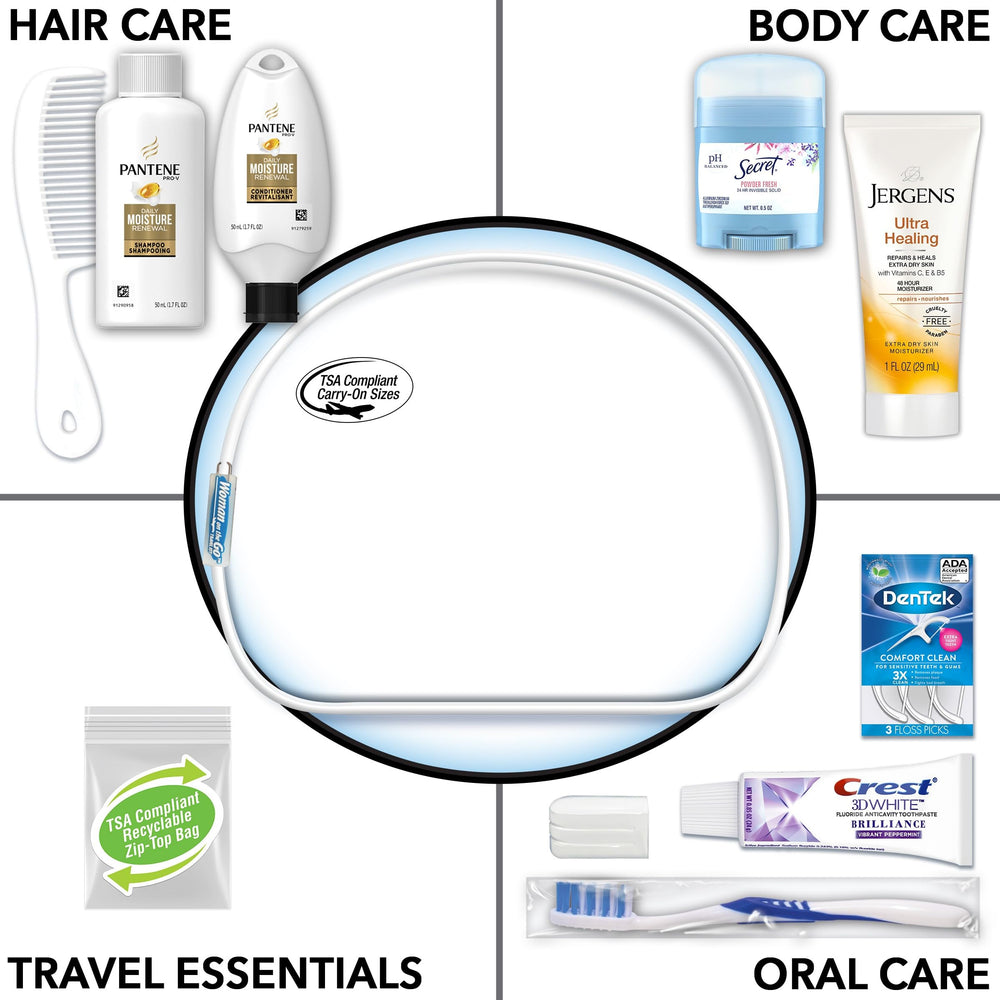 Pantene conditioner mini bottle for travel conditioning on the go.